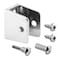 Prime-Line U-bracket for 3/4 in. Panels, Zinc Alloy, Chrome Plated with Fasteners (Single Pack) 656-6413 - alternate 1